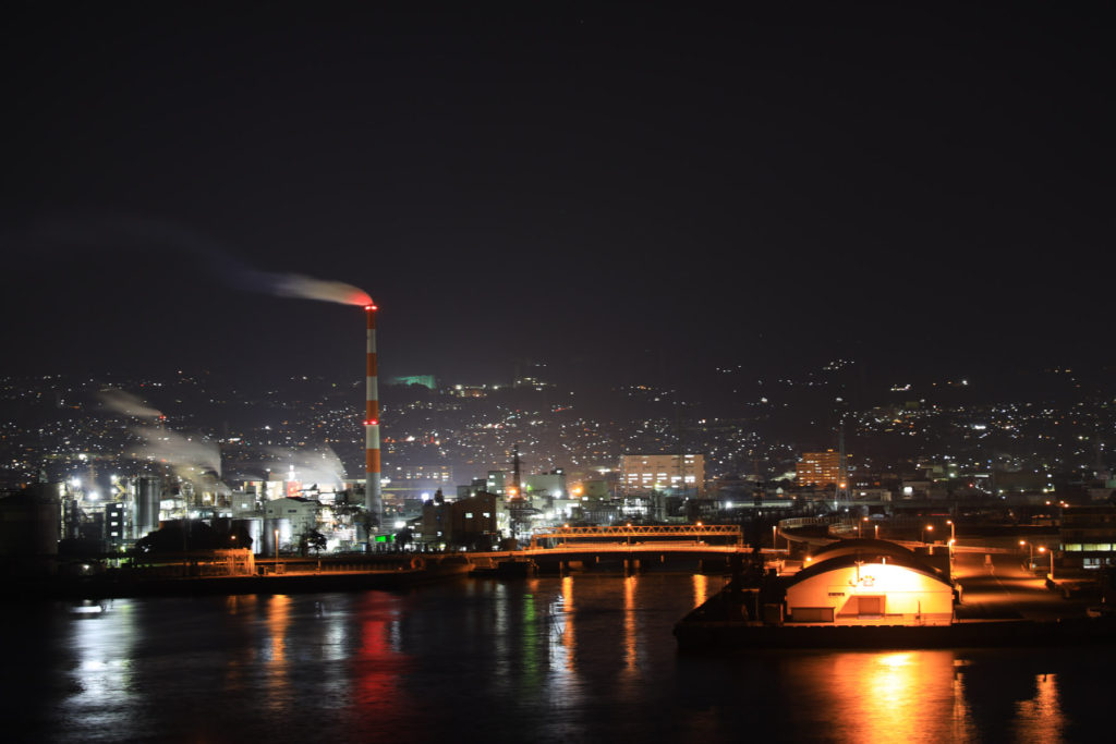 富士市の工場夜景